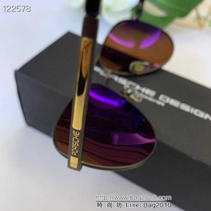 PORSCHE保時捷 新款墨鏡 男士休閒飛行鏡 偏光司機駕駛鏡 金屬輕盈蛤蟆鏡  lly1172